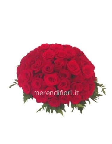 Centrotavola rose rosse
