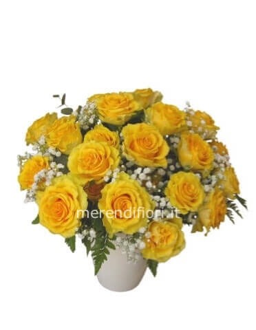 Bouquet rose gialle