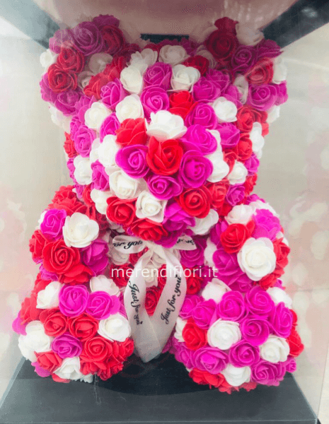 Teddy di rose eterne