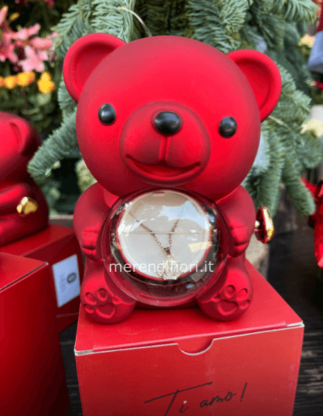 Amore scrigno rosa e gioiello